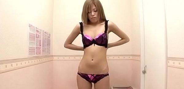  Japanese teen shopping for lewd bra